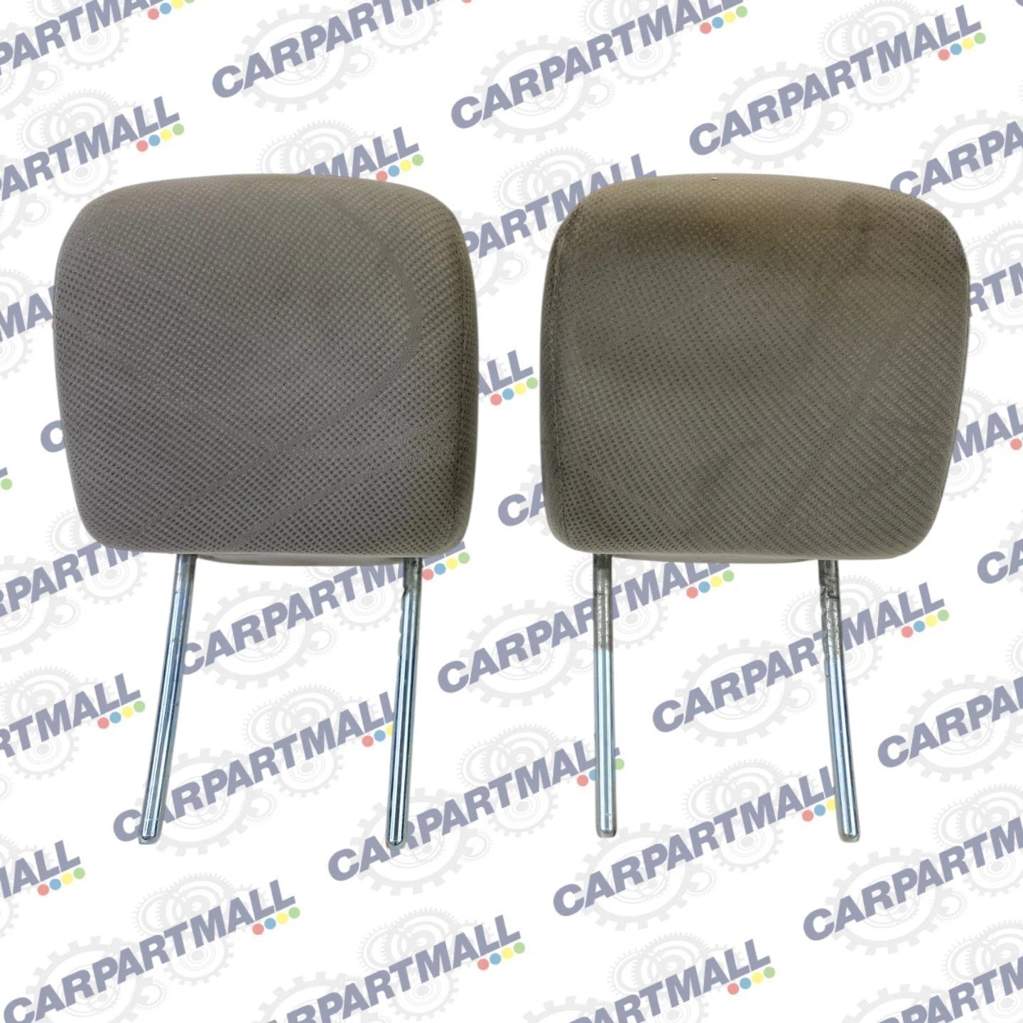 2012-2015 HONDA CIVIC SEDAN FRONT SEAT HEADREST SET OF 2 GRAY OEM