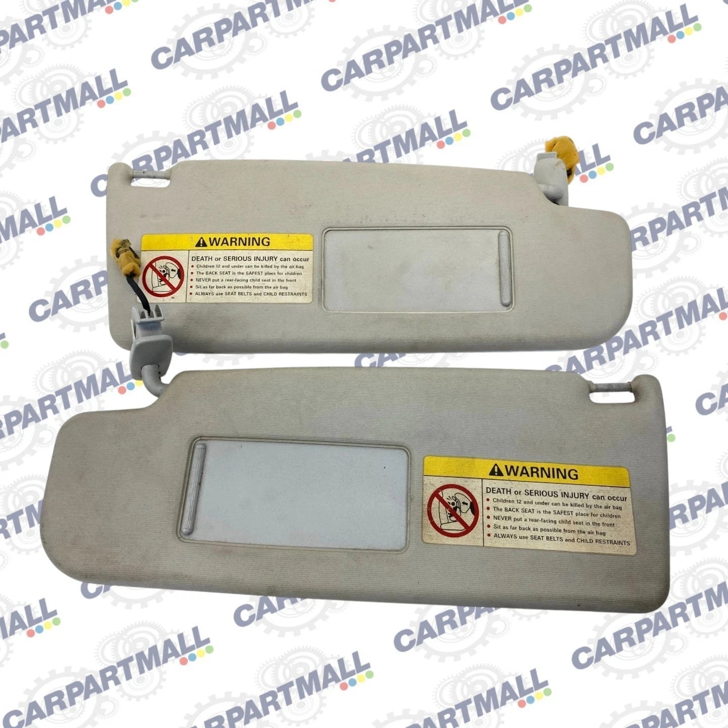 99-05 VOLKSWAGEN JETTA RIGHT PASSENGER & LEFT DRIVER SUNVISOR PAIR SUN VISOR SET