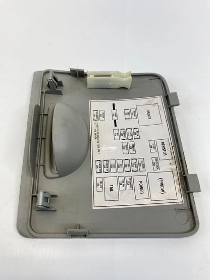 2004-2009 KIA SPECTRA DASH INSTRUMENT PANEL FUSE BOX ACCESS COVER DOOR LID PANEL
