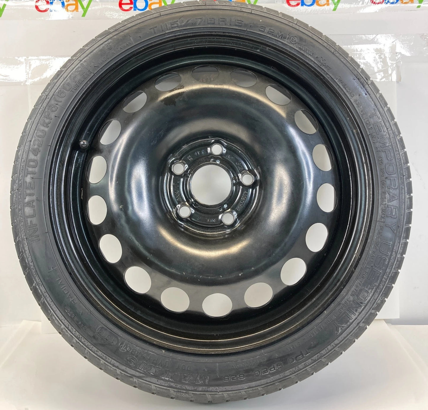 11-16 CHEVROLET CRUZE EMERGENCY SPARE TIRE WHEEL COMPACT DONUT T115/70R16 92M