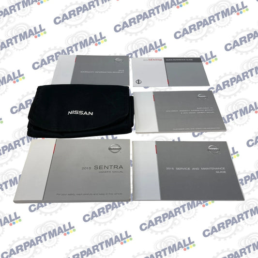 2015 15 Nissan Sentra SEDAN Owners Manual Guide Book Warranty Information W Case