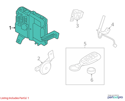 2009-2011 KIA BORREGO DASH INSTRUMENT PANEL FUSE RELAY BOX 91955-2J220 OEM