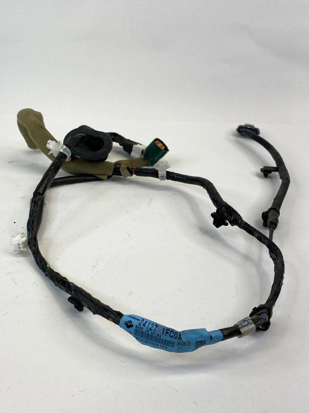 2009-2014 NISSAN CUBE BASE WAGON REAR LEFT DOOR WIRE WIRING HARNESS 24127-1FC0A