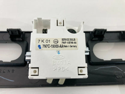 06-09 FORD FUSION CENTER DASH RADIO BEZEL TRIM WITH CLOCK OEM 6N73-5404302-AK