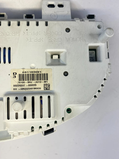 2008-2010 HONDA ODYSSEY SPEEDOMETER CLUSTER UNKNOWN MILEAGE 78100-SHJ-A310-M1
