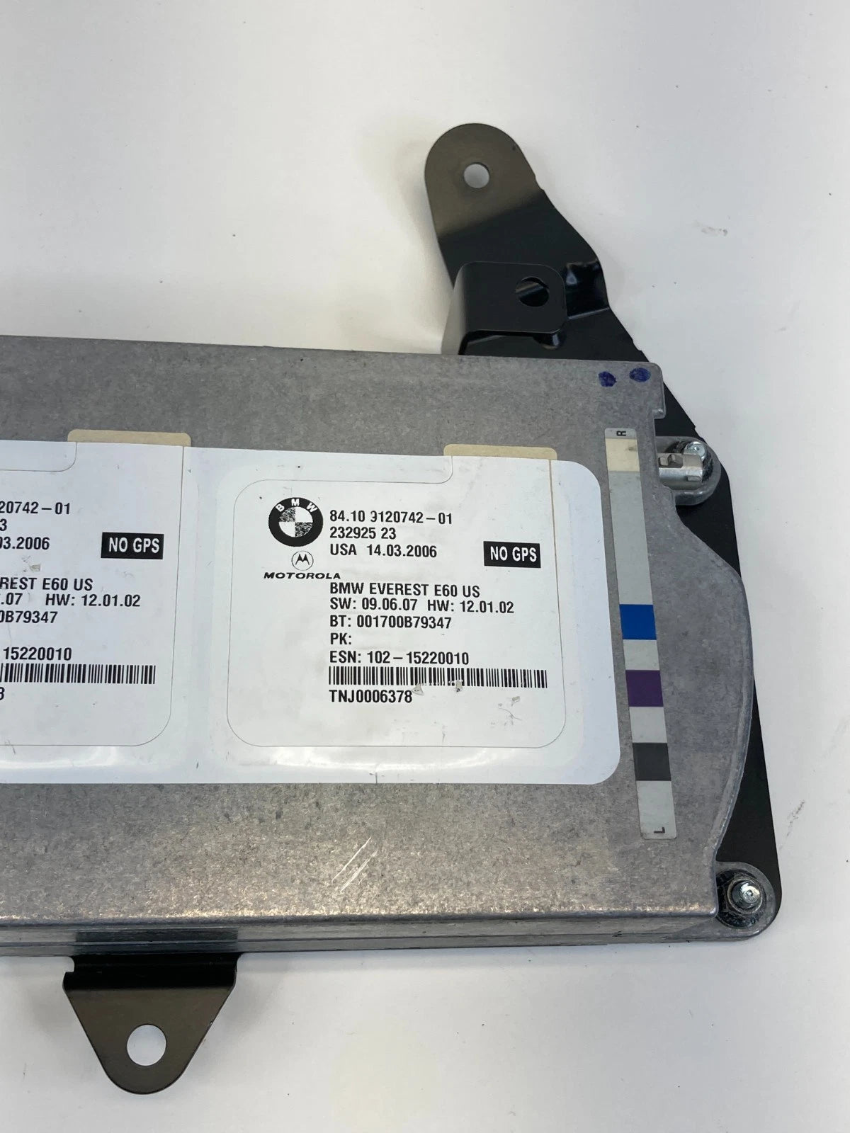 2006 2007 BMW 530XI 04-07 530I TELEMATICS BLUETOOTH CONTROL MODULE 84-10-9120742