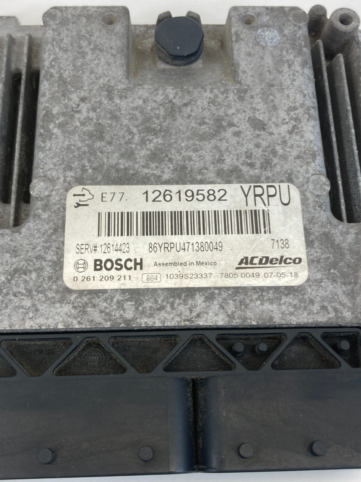 2008 2009 Cadillac SRX 3.6L V6 Engine Computer Control Module ECM ECU 12614423