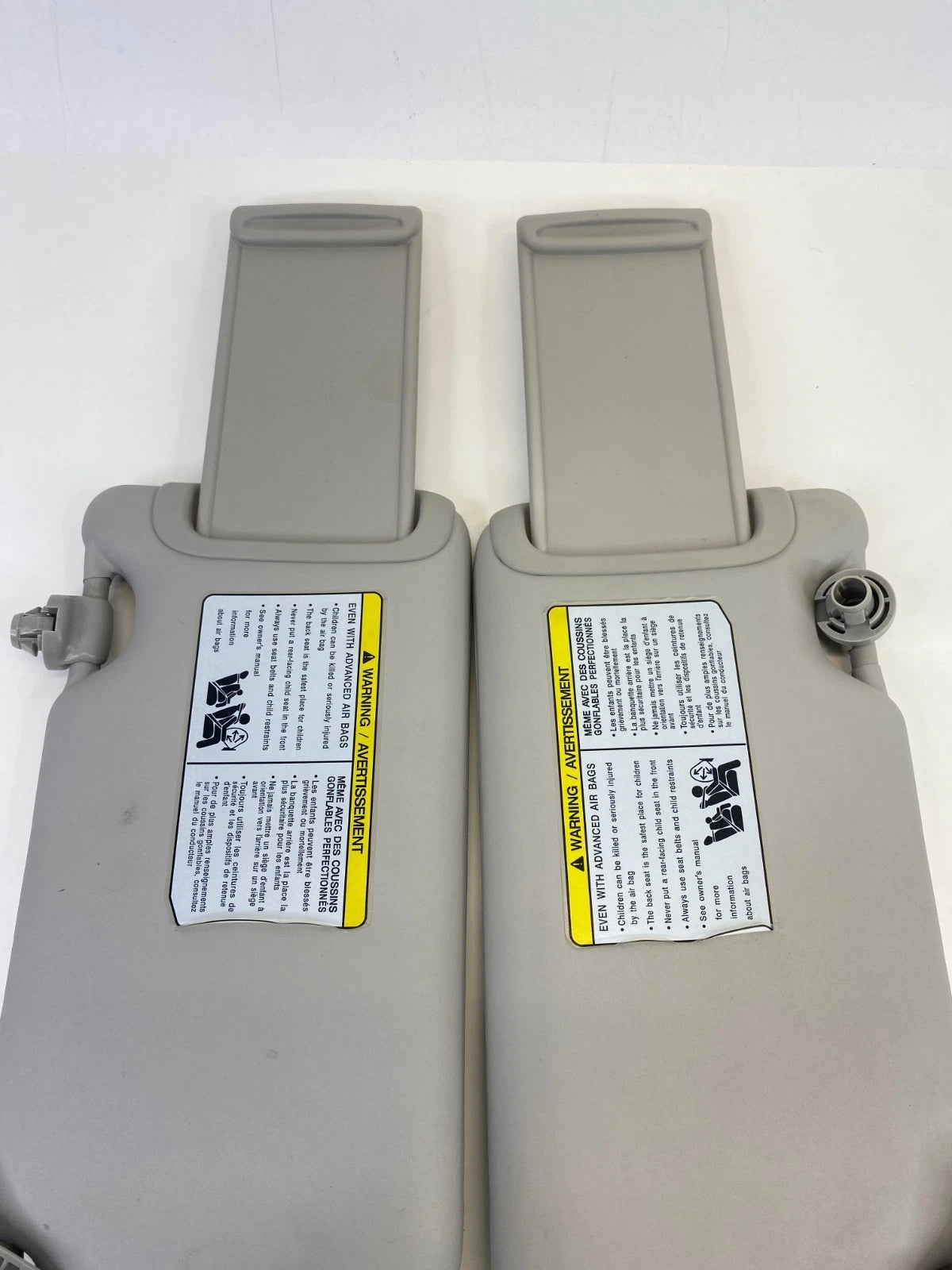 2014 2015 Nissan Versa Note Left & Right Sun Visor Sunvisor Set Pair OEM