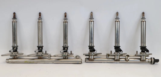 12-16 MERCEDES E350 3.5L V6 LEFT & RIGHT FUEL INJECTOR RAIL SET OEM A2760703995