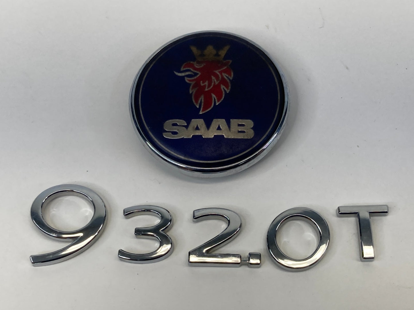 2003-2007 Saab 9-3 2.0T Rear Trunk Lid Emblem Badge Logo Symbol 12785871 OEM