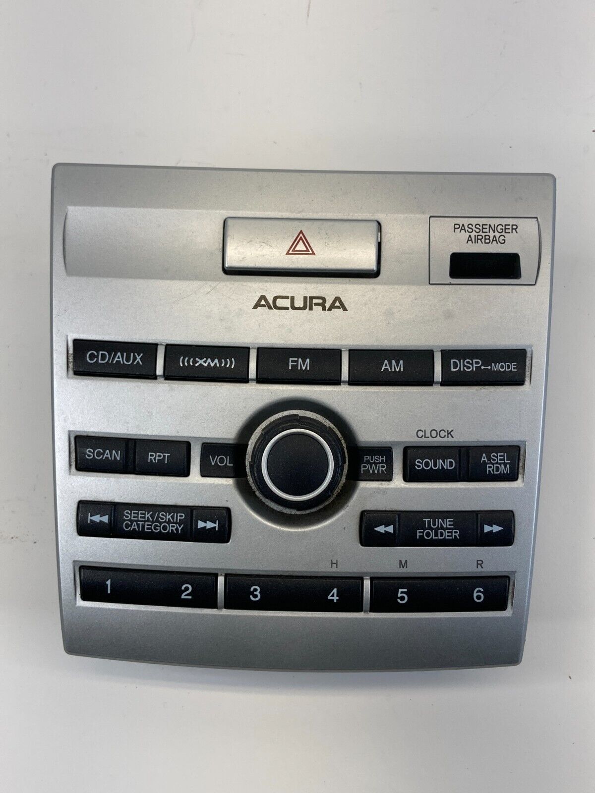 2007-2009 Acura RDX Dash Radio Control Panel Unit w/ Hazard Switch 39050STK-A010