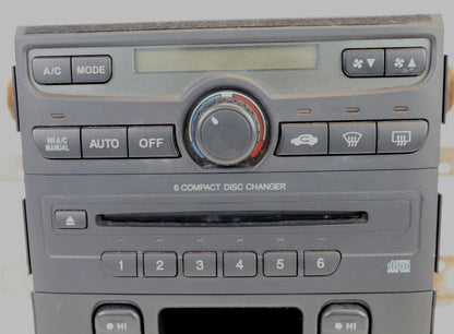 03-05 HONDA PILOT DASH AC CLIMATE CONTROL CD PLAYER RECEIVER & SEAT SWITCH PANEL
