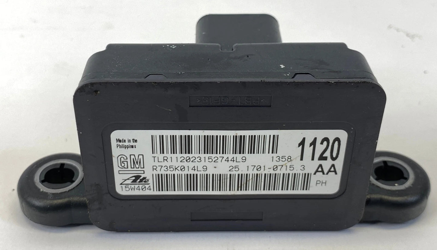 2010-2017 CHEVROLET EQUINOX YAW RATE STABILITY SENSOR FRONT OEM FACTORY 13581120