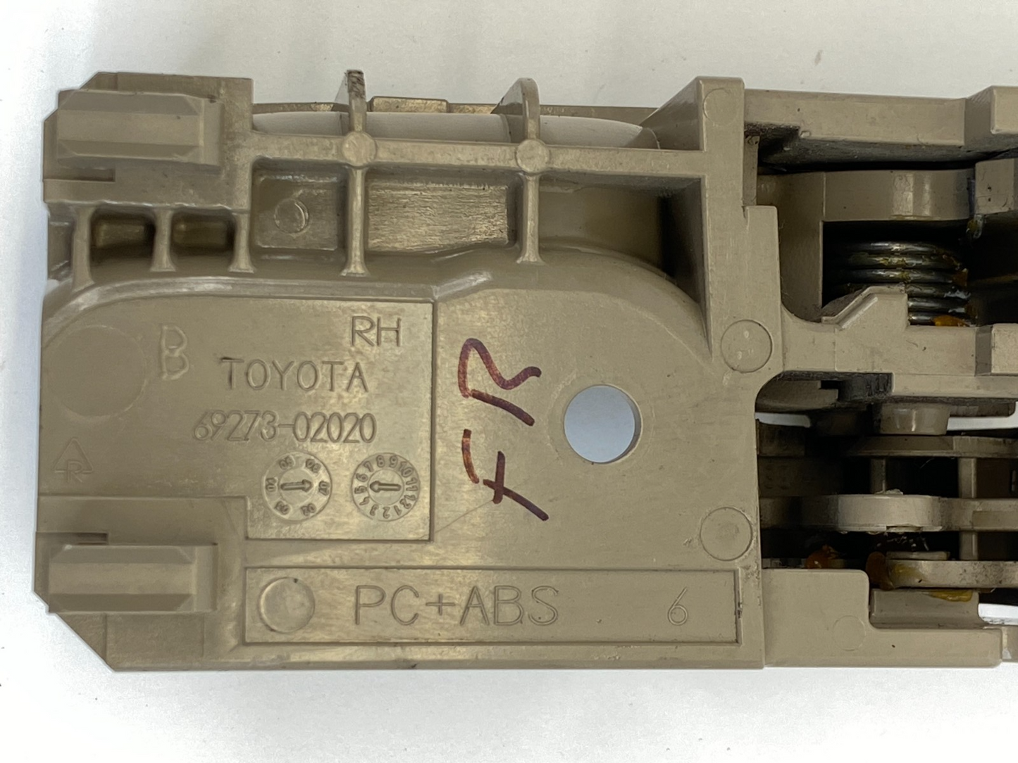 2003-2008 Toyota Corolla Front Right Side Interior Inner Door Handle 69273-02020