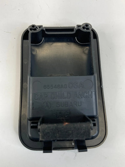 10-14 SUBARU LEGACY REAR CHILD INNER SEAT ANCHOR COVER TOP TETHER 65546AG03A OEM