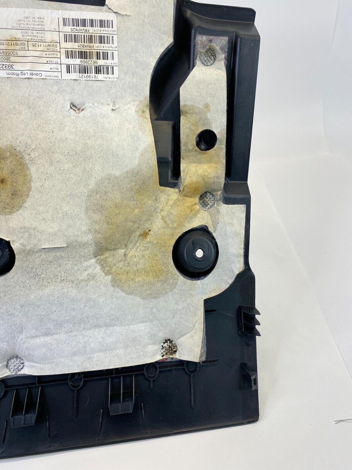 2011-2017 BMW X3 Front Right Passenger Side Under Dash Knee Panel Cover Trim OEM