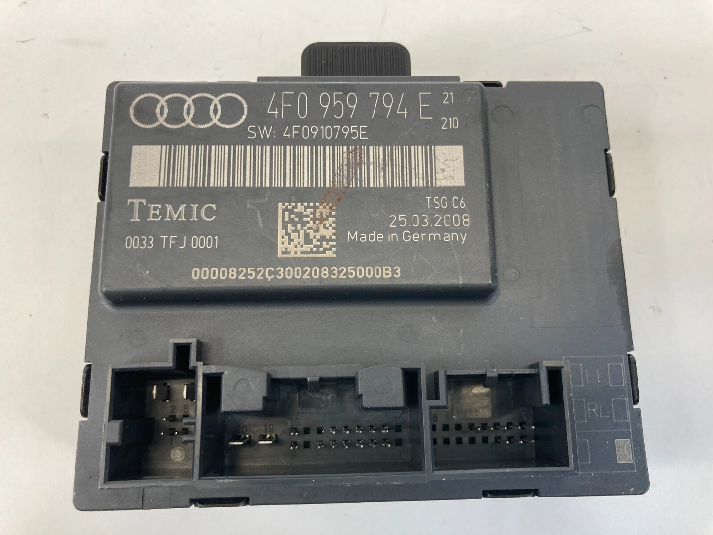2006 2007 2008 AUDI A6 REAR RIGHT SIDE DOOR CONTROL MODULE UNIT 4F0-959-794-E