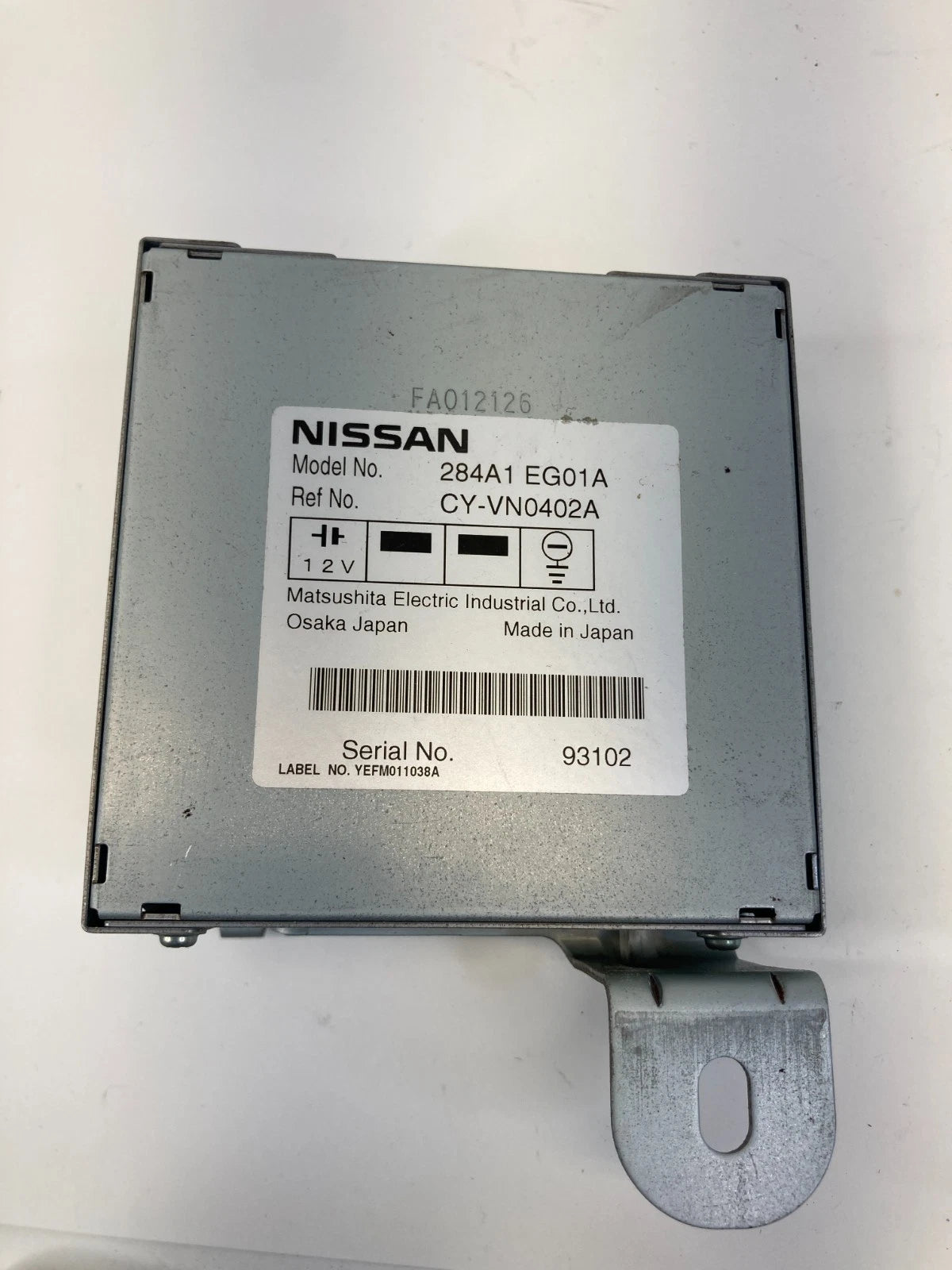 2006 07 INFINITI M35 M45 INFORMATION GPS REAR CAMERA CONTROL MODULE 284A1-EG01A