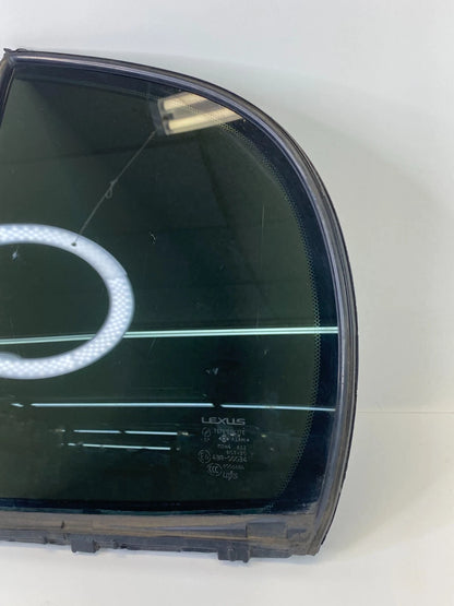 98-05 LEXUS GS300 GS400 REAR LEFT DOOR VENT WINDOW QUARTER GLASS 68189-30100 OEM