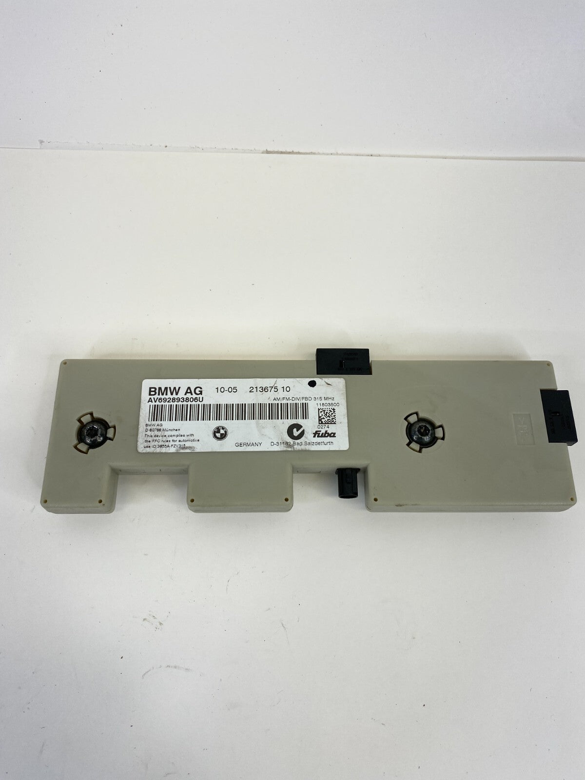 2006 BMW 330i 325i 325xi Antenna Amplifier Control Module Unit AV692893806U