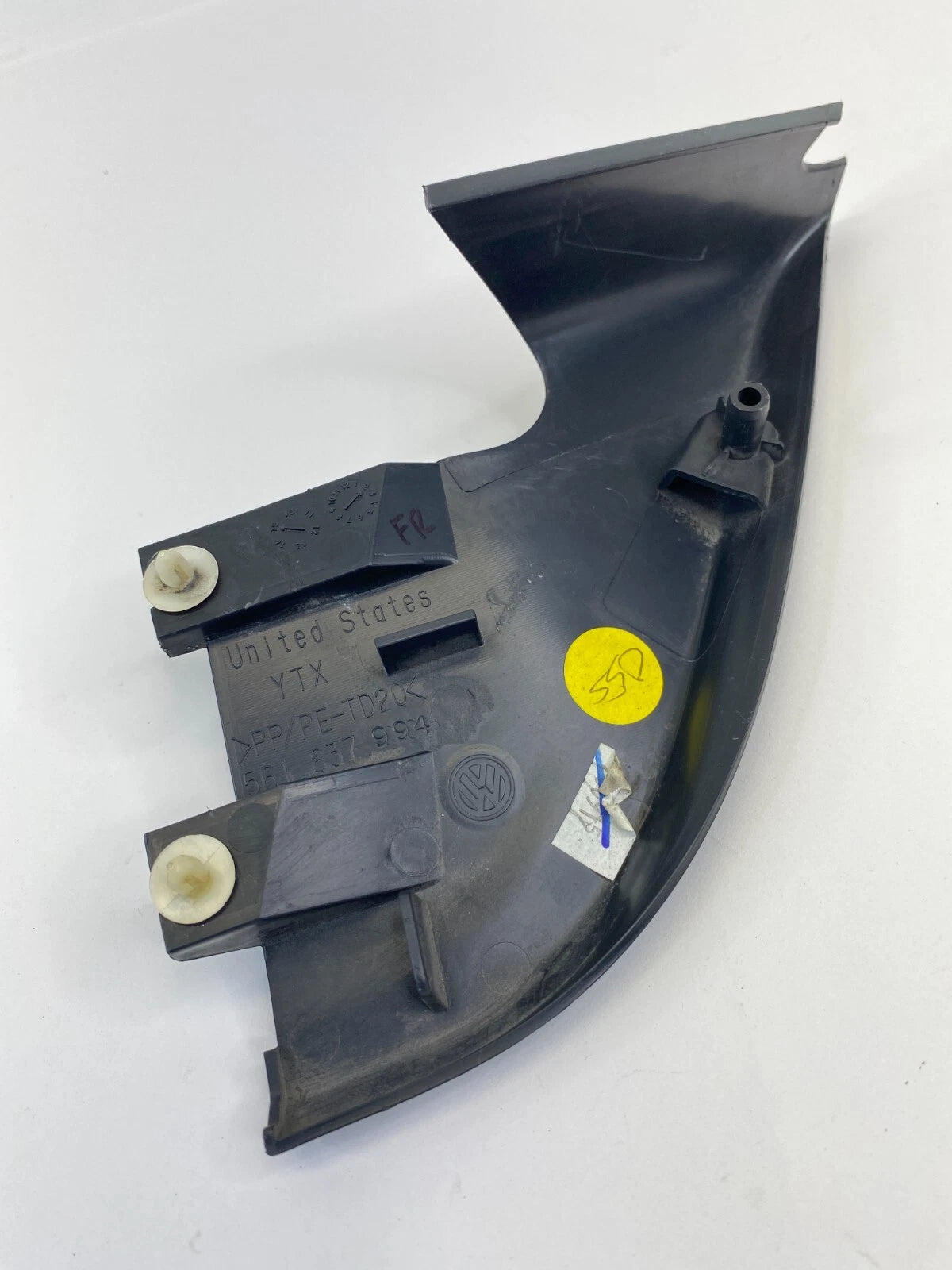 2012-2019 VOLKSWAGEN PASSAT INNER FRONT RIGHT SIDE MIRROR CORNER COVER 561837994
