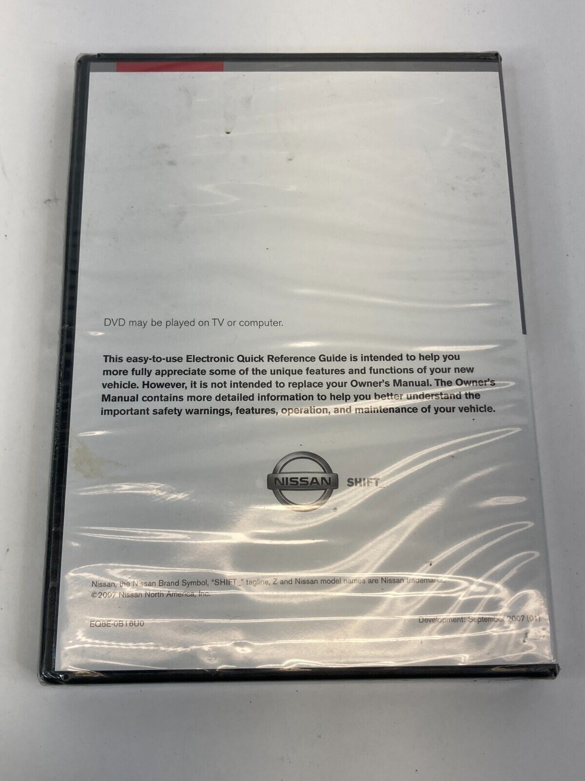 2008 08 Nissan Sentra Electronic Quick Reference Guide Book OEM