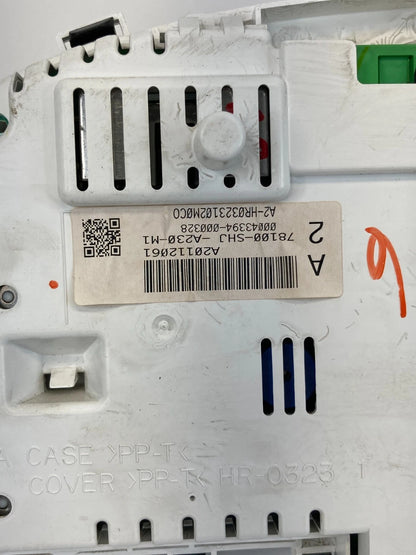 2006 HONDA ODYSSEY INSTRUMENT CLUSTER SPEEDOMETER 266K MILES 78100-SHJ-A230-M1