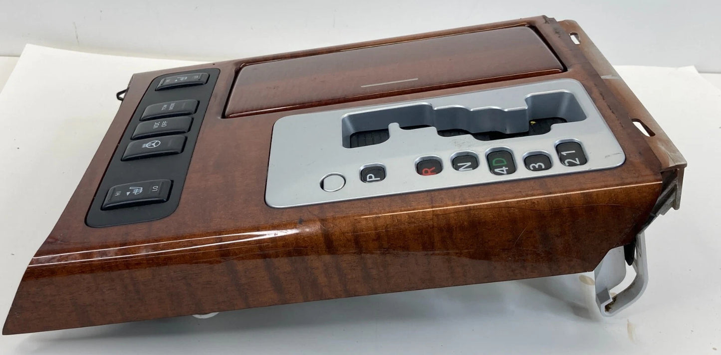 08-10 INFINITI QX56 08-15 NISSAN ARMADA CENTER CONSOLE SHIFTER BEZEL CUP HOLDER