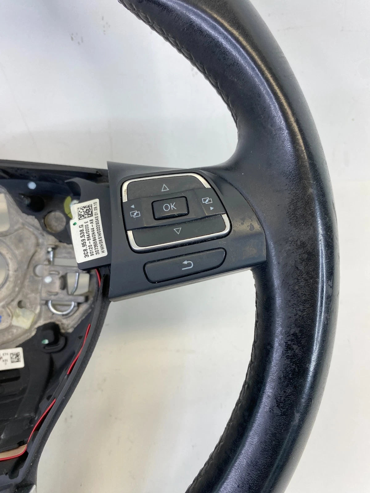 2009-2017 VOLKSWAGEN CC LUXURY STEERING WHEEL W/ CONTROLS BUTTONS 3C8959537 OEM