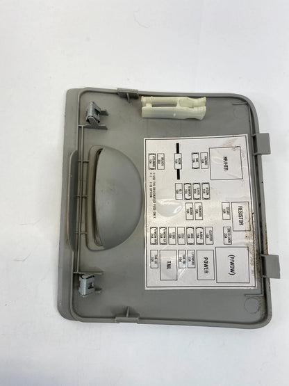 2004-2009 KIA SPECTRA DASH INSTRUMENT PANEL FUSE BOX ACCESS COVER DOOR LID PANEL