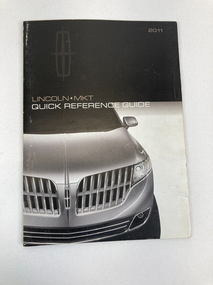 2011 11 Lincoln MKT Quick Reference Manual Warranty Guide Set w/ Case OEM