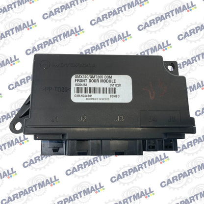 06 07 CADILLAC CTS 2006 SRX FRONT RIGHT DOOR LOCK CONTROL MODULE 15251258 OEM