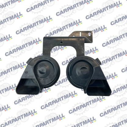05-11 AUDI A6 QUATTRO HIGH & LOW TONE NOTE SIGNAL HORN W BRACKET E9024148 OEM