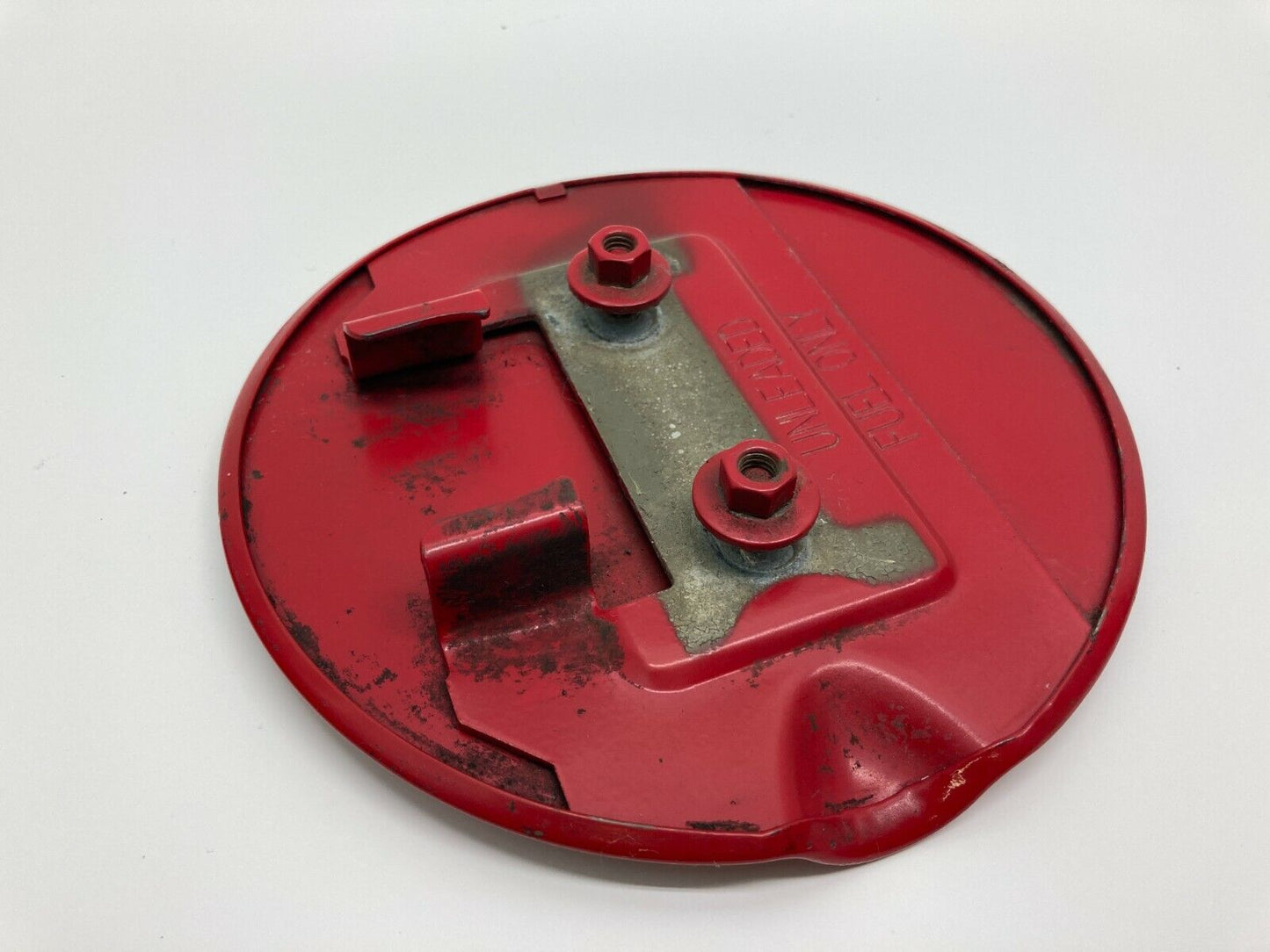 90-97 Oldsmobile Cutlass Supreme Coupe Fuel Filler Lid Door Gas Cover Red OEM