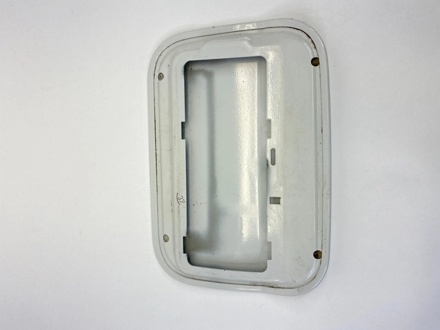 2004-2007 BMW 530i 525i SEDAN FUEL GAS TANK DOOR FILLER LID COVER WHITE OEM