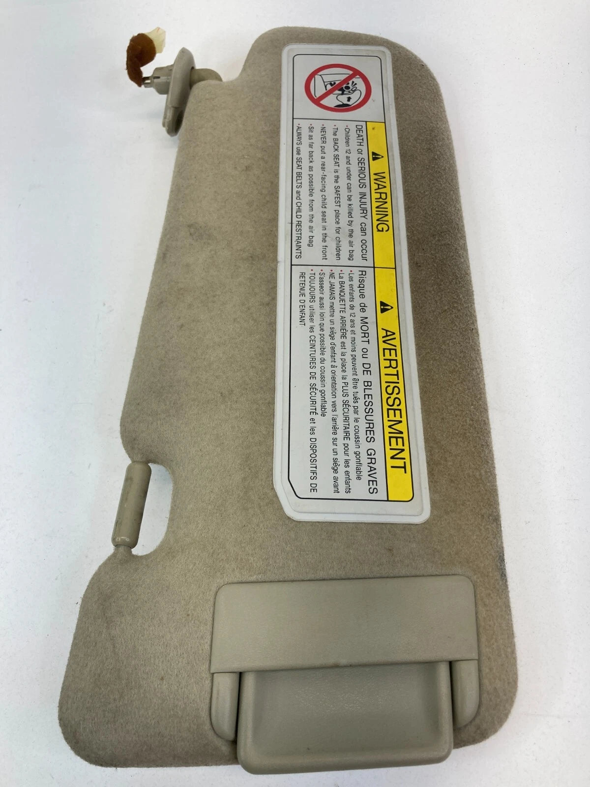 2003-2006 Infiniti G35 Base Sedan Left Sunvisor Driver Sun Visor Shade OEM