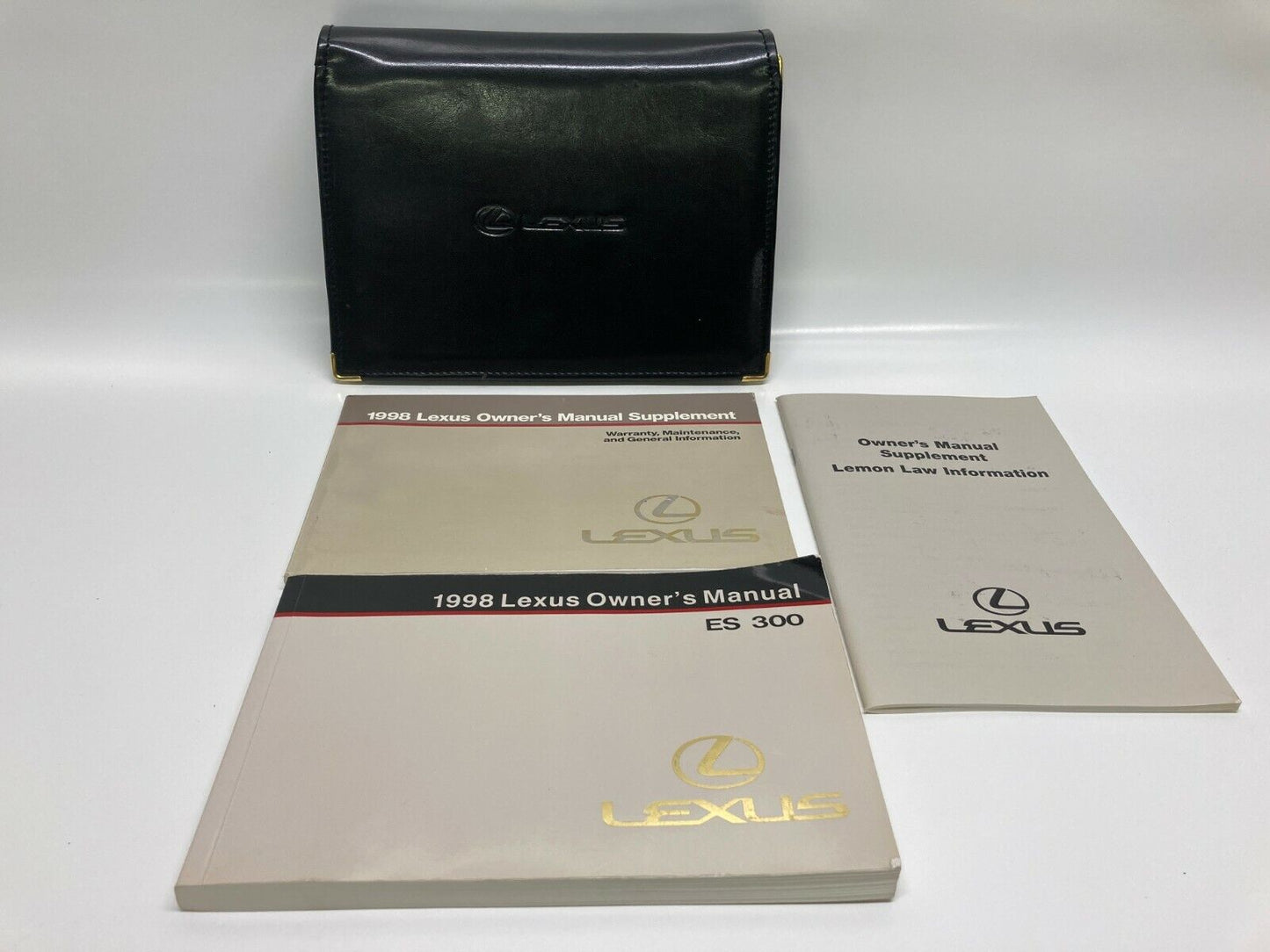 1998 98 Lexus ES300 ES 300 Owner's Manual Supplement Set w/ Case Set OEM