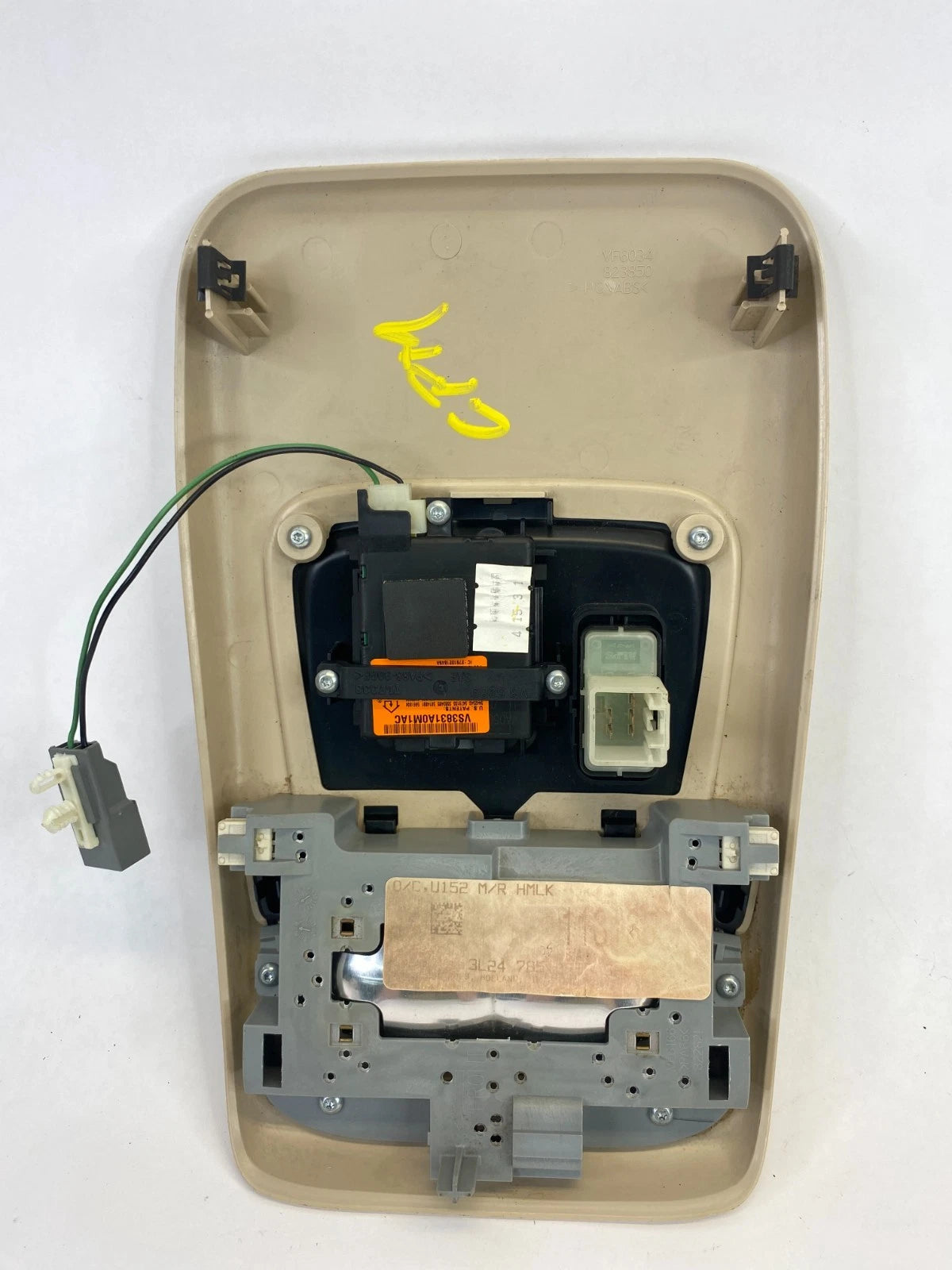 2002-2005 FORD EXPLORER ROOF OVERHEAD CONSOLE DOME LAMP LIGHT W/ SUNROOF SWITCH