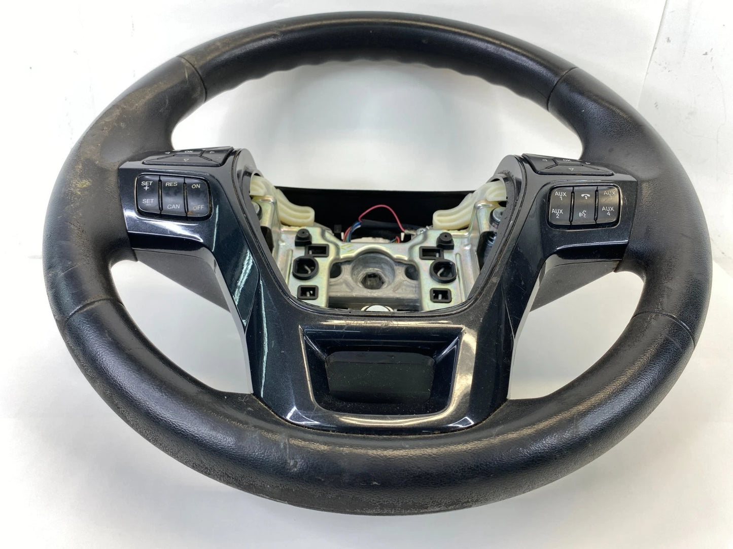 2016-2019 FORD INTERCEPTOR UTILITY STEERING WHEEL W AUDIO & CRUISE CONTROLS OEM