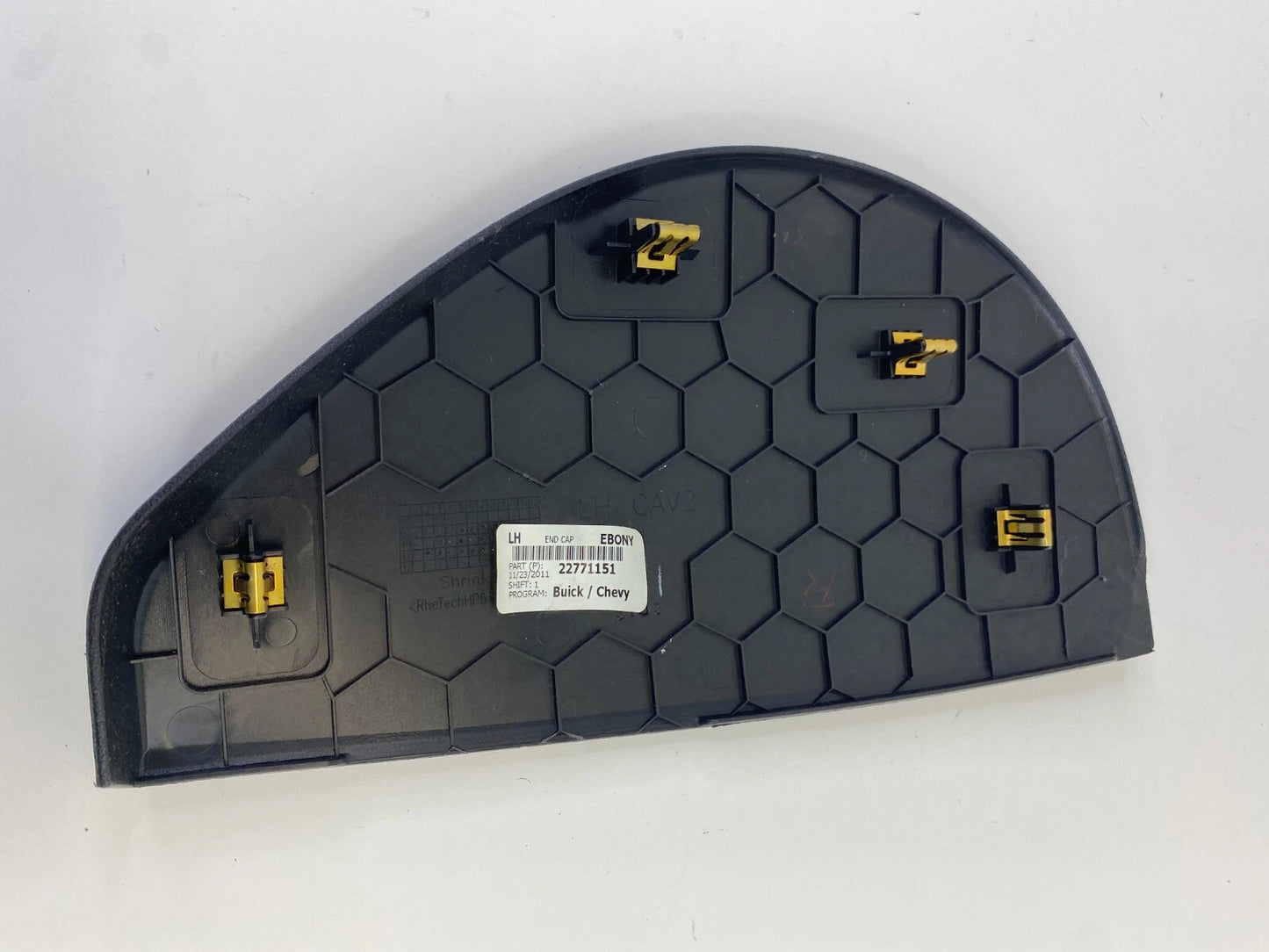 2009-2017 CHEVROLET TRAVERSE DASH LEFT SIDE END CAP TRIM COVER PANEL 22771151