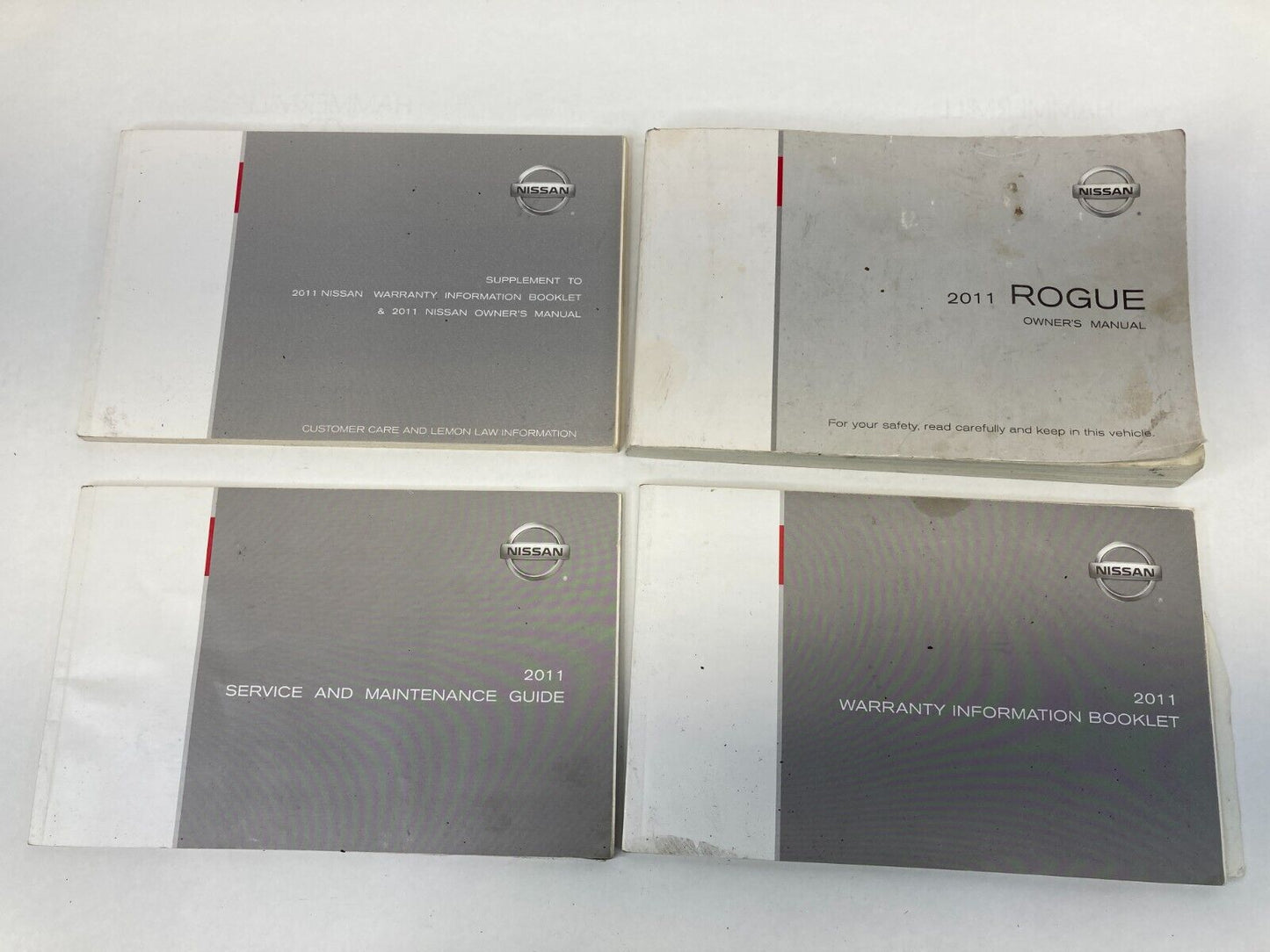 2011 11 Nissan Rogue Owners Manual Information Warranty Guide Book Set OEM