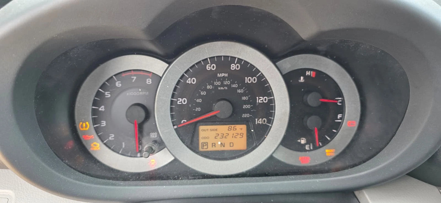 2006-2008 TOYOTA RAV4 SPEEDOMETER INSTRUMENT CLUSTER GAUGES 232K OEM 83800-42C30