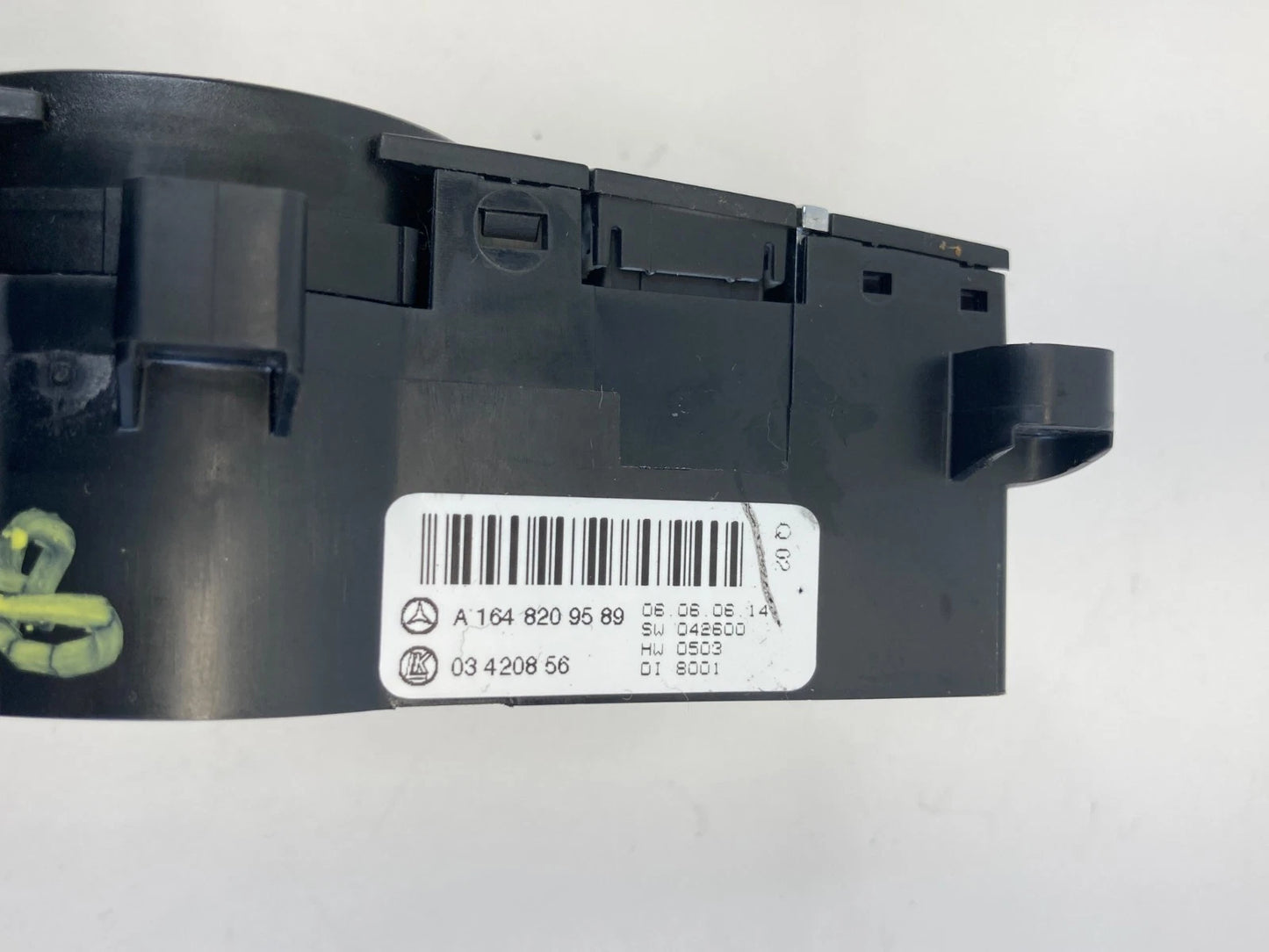 07-12 MERCEDEZ-BENZ GL450 AC HEATER REAR CLIMATE CONTROL TEMPERATURE A1648209589