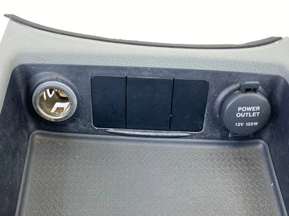 2007-2009 HYUNDAI SANTA FE A/T SHIFTER SHIFT INDICATOR BEZEL W/ POWER OUTLET OEM