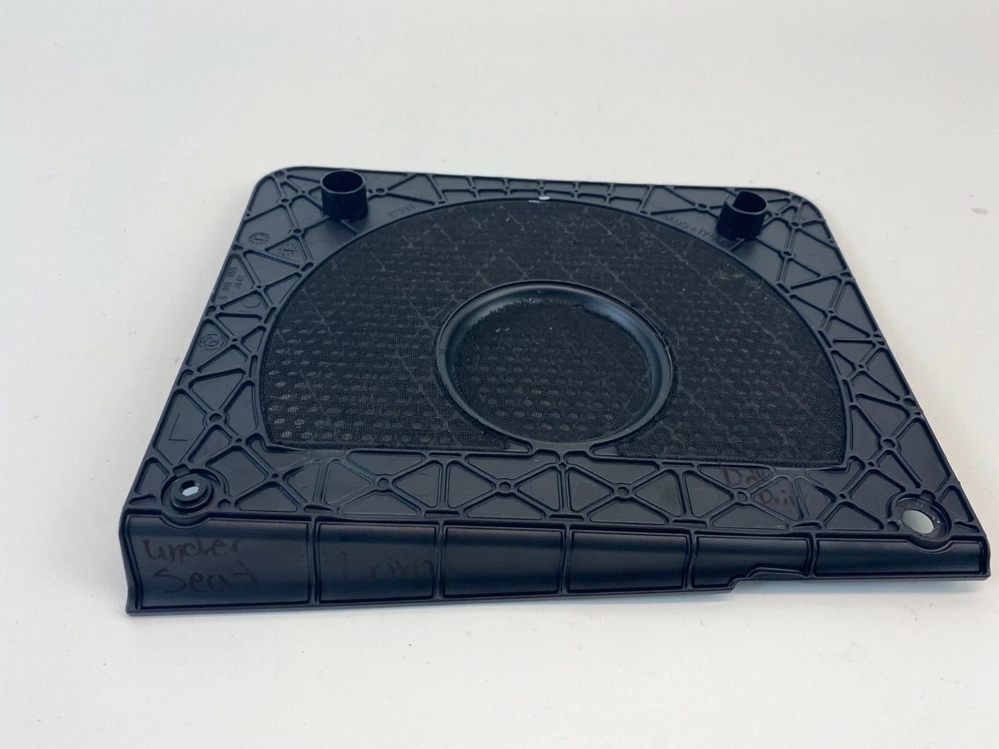 2004 2005 BMW 545I UNDER LEFT DRIVER SEAT SPEAKER WOOFER COVER PANEL TRIM GRILLE