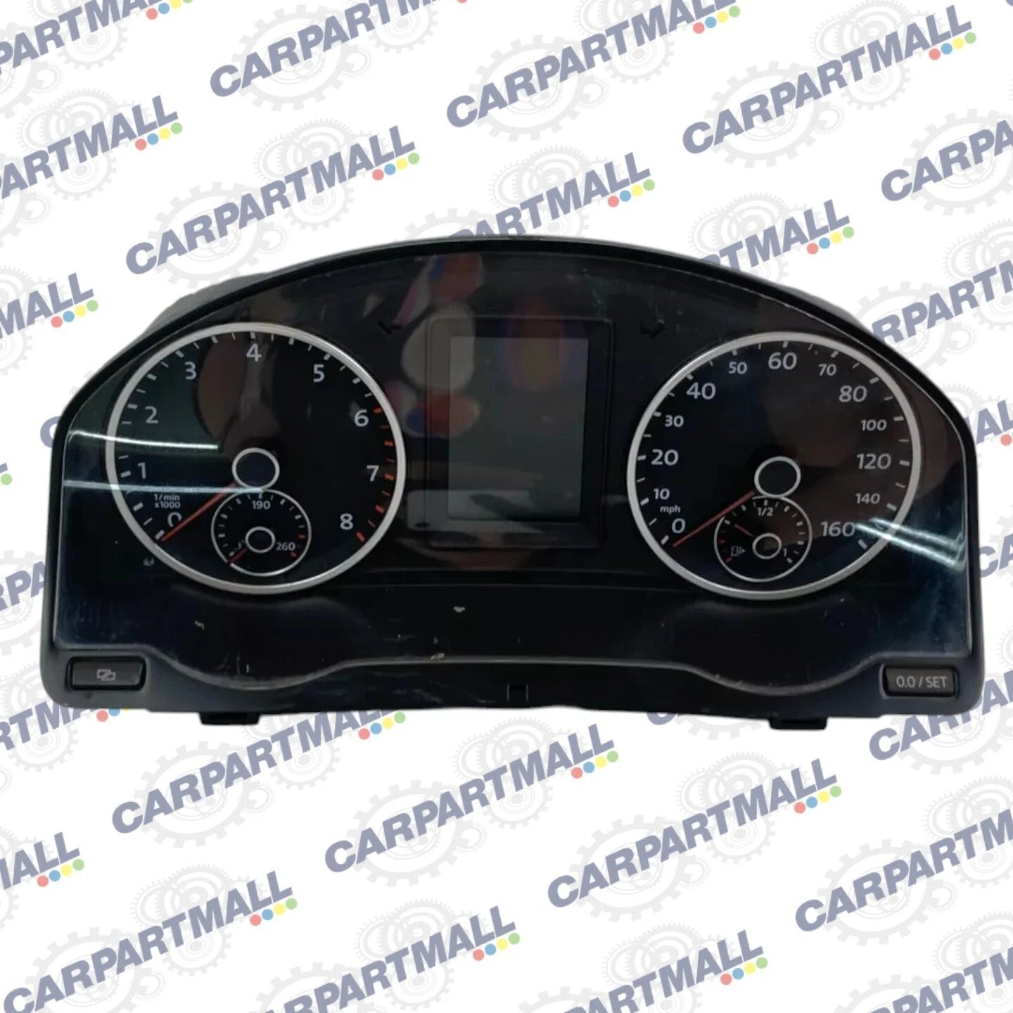 2010-2011 VOLSKWAGEN TIGUAN 2.0L A/T SPEEDOMETER CLUSTER GAUGES 166K MILES OEM