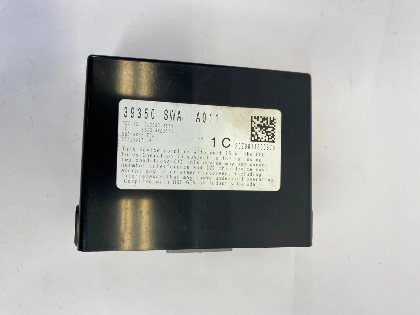 2007-2009 HONDA CR-V CRV TIRE PRESSURE MONITOR CONTROL MODULE 39350-SWA-A011