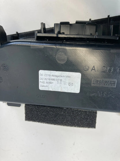 2006 MERCEDES-BENZ CLS500 FRONT CENTER CONSOLE ARMREST COMPARTMENT STORAGE TRAY