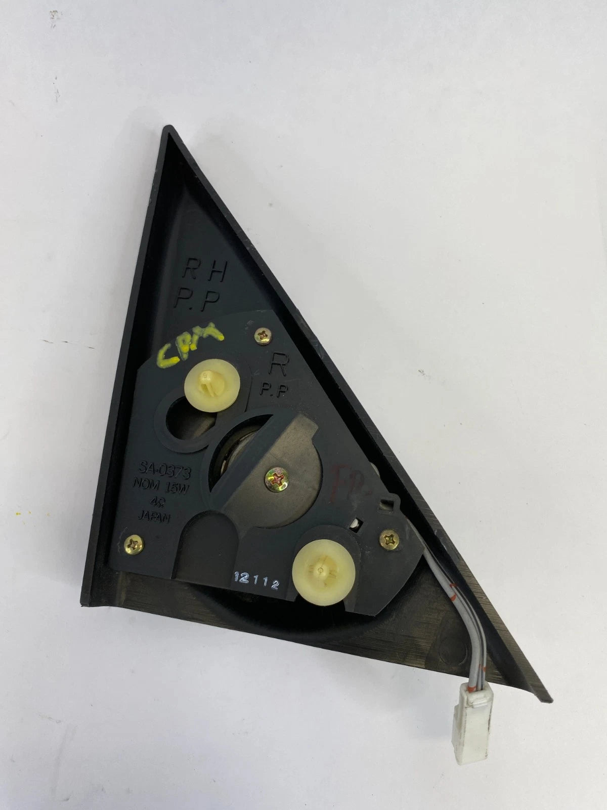 1998-2002 ISUZU TROOPER FRONT RIGHT DOOR TWEETER SPEAKER TRIANGLE COVER OEM
