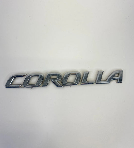 2003-2008 TOYOTA COROLLA REAR TRUNK LID NAMEPLATE EMBLEM BADGE OEM